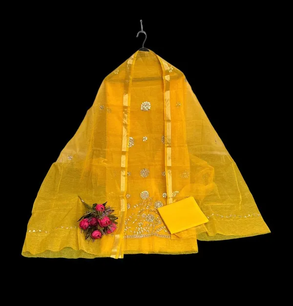 Glimmering_Kota_Doria_Gota_Patti_Yellow_Suit