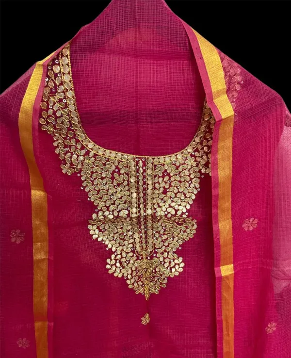 Glimmering_Kota_Doria_Gota_Patti_Pink_Suit