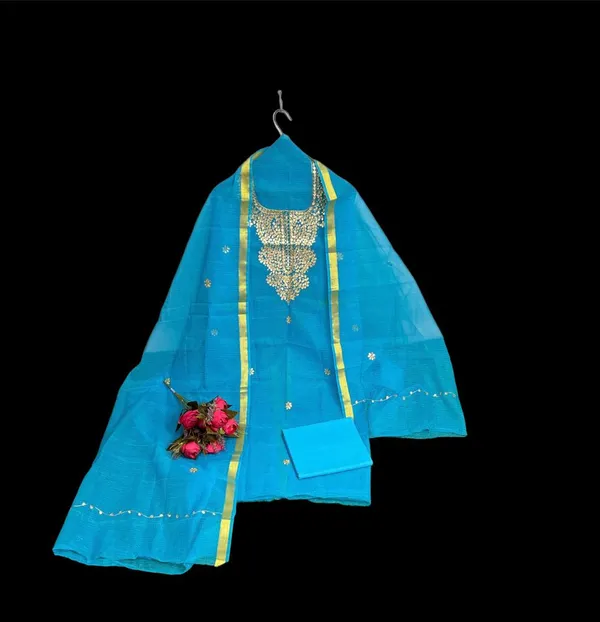 Glimmering_Kota_Doria_Gota_Patti_Blue_Suit