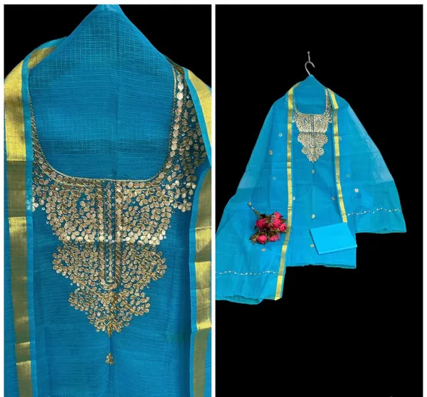 Glimmering_Kota_Doria_Gota_Patti_Blue_Suit