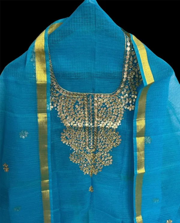 Glimmering_Kota_Doria_Gota_Patti_Blue_Suit