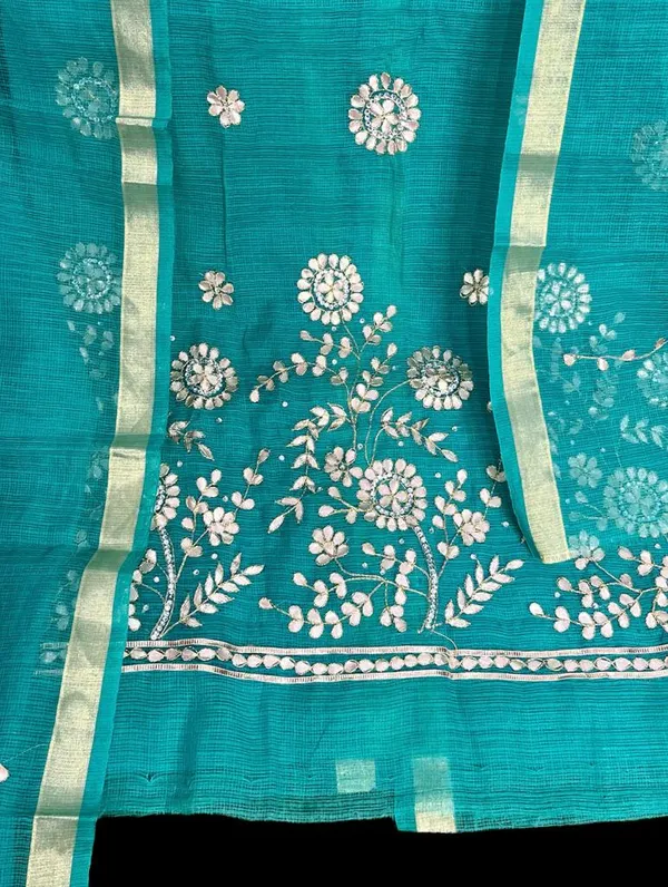 Glimmering_Kota_Doria_Gota_Patti_Green_Suit