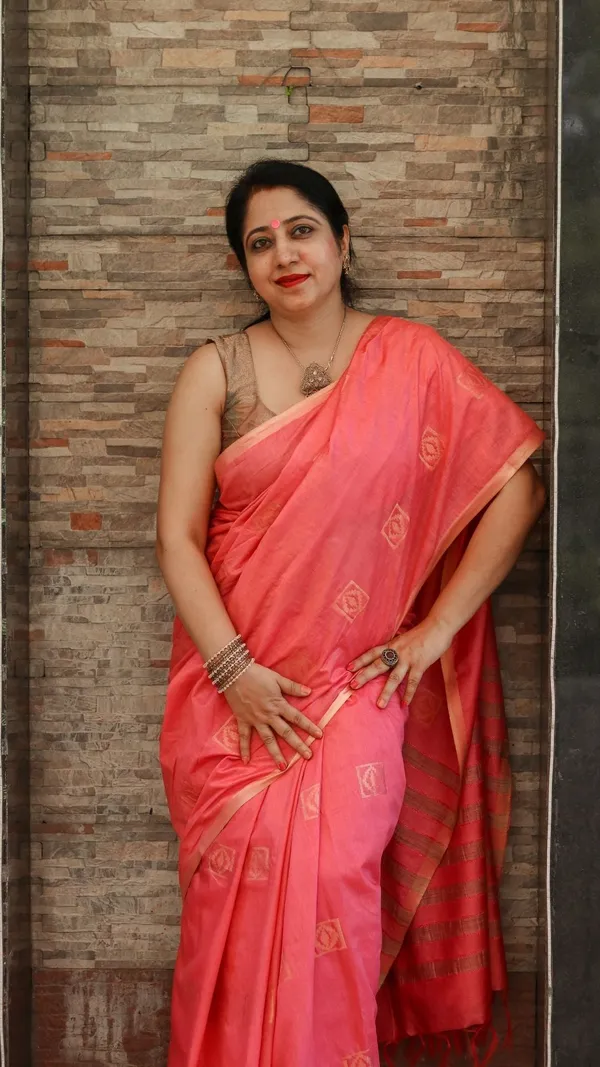 Pure_Kota_Silk_Saree_Tulip_Red_Jaquard_Weaving