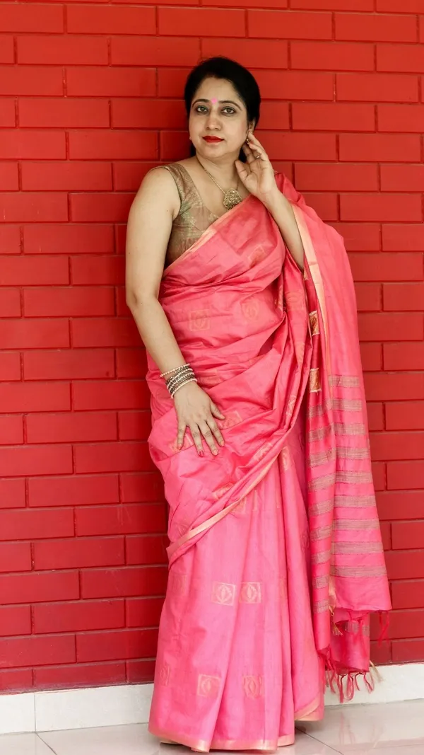 Pure_Kota_Silk_Saree_Tulip_Red_Jaquard_Weaving