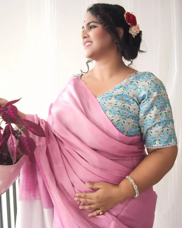 Modern_Pure_Tissue_Linen_Handdyed_Saree_Pink