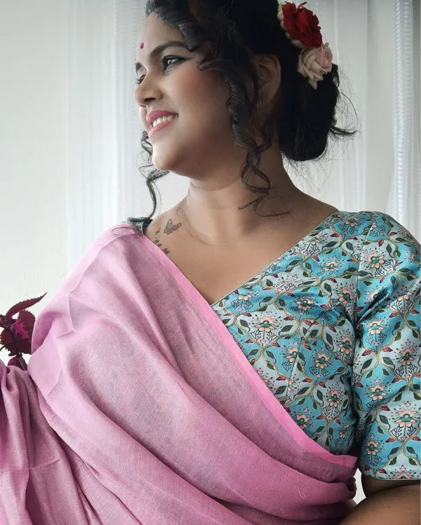 Modern_Pure_Tissue_Linen_Handdyed_Saree_Pink