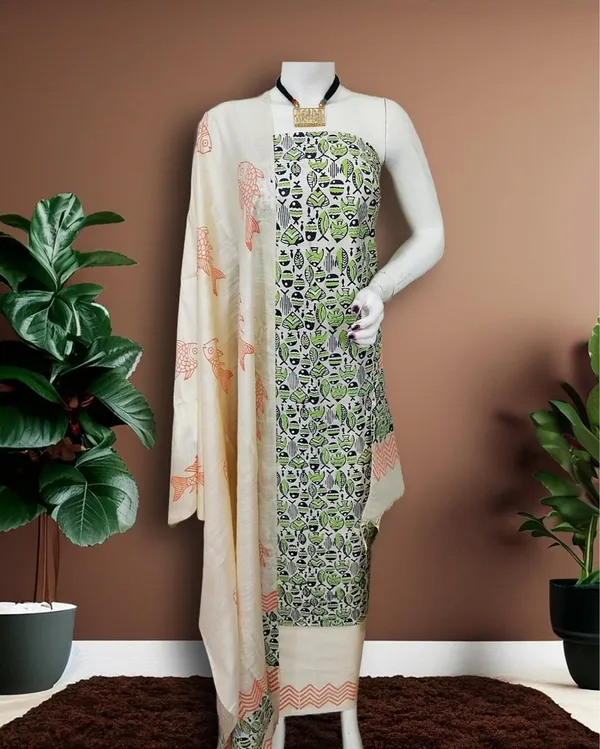 Katan_Silk_Enigmatic_Blockprint_Green_Suit