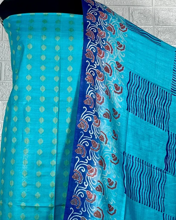 Katan_Silk_Inspiring_Blockprint_Blue_Suit