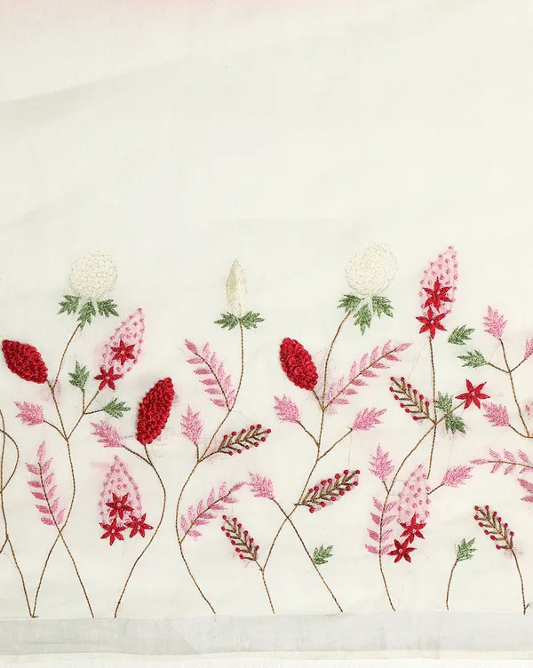 Serene_Pure_Linen_Handloom_Saree_White_&_Red_Embroidered