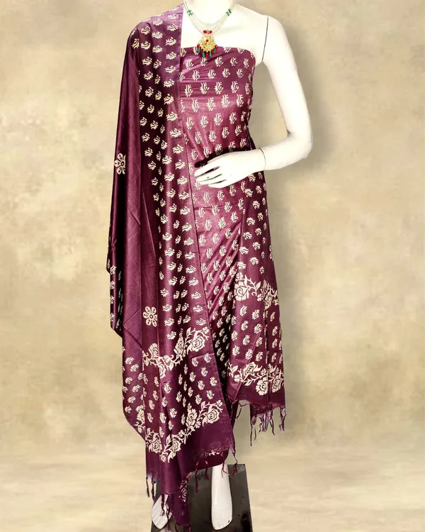 Katan_Silk_Lustrous_Blockprint_Magenta_Suit