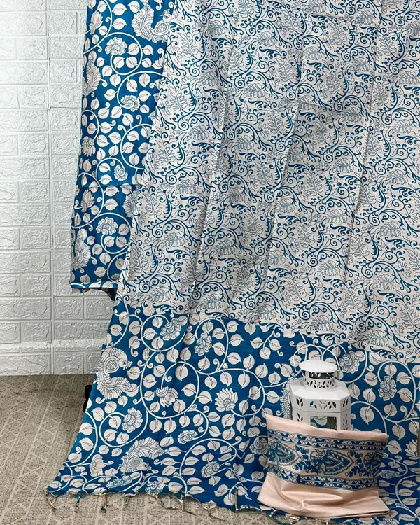 Katan_Silk_Radiating_Blockprint_Royal_Blue_Suit