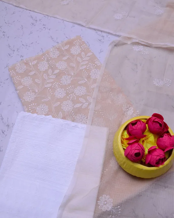 Embroidered_Alluring_Kota_Doria_Suit_Pink_(Top+Bottom+Dupatta)