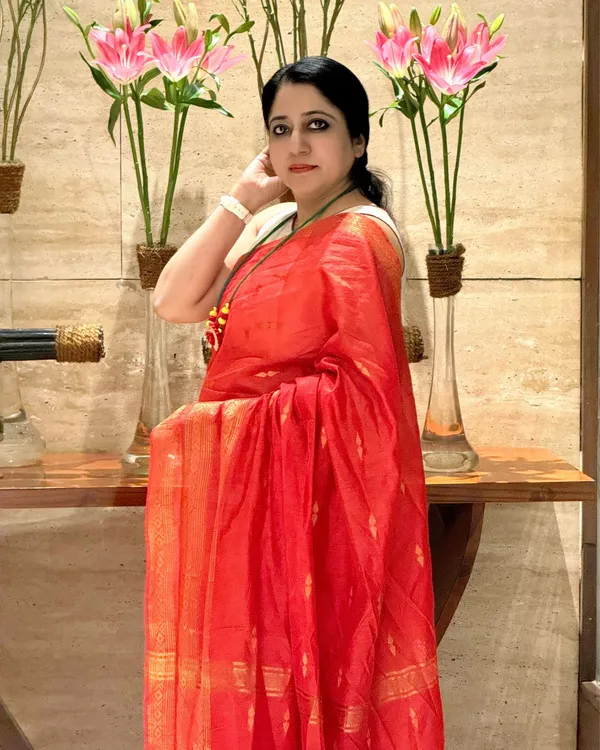 Pure_Kota_Silk_Saree_Red_Jaquard_Weaving