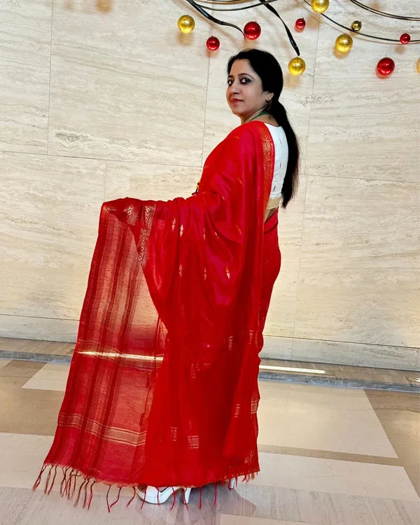 Pure_Kota_Silk_Saree_Red_Jaquard_Weaving