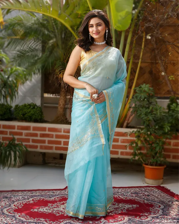 Pitta_Handwork_Pure_Silk_Kota_Doria_Saree_Sky_Blue