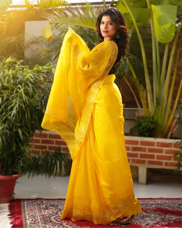 Pitta_Handwork_Pure_Silk_Kota_Doria_Saree_Yellow