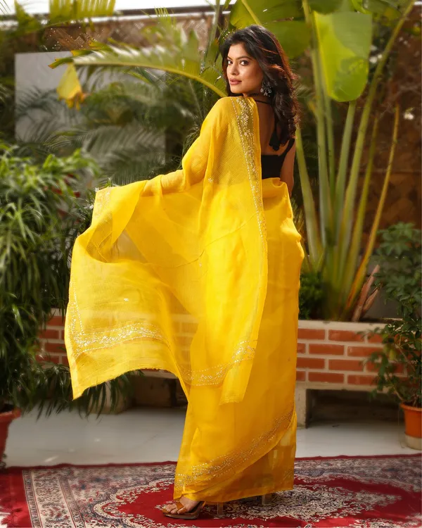 Pitta_Handwork_Pure_Silk_Kota_Doria_Saree_Yellow