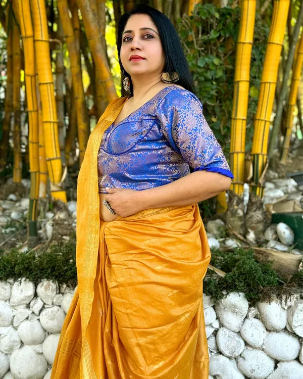 Katan_Banarasi_Silk_Saree_Yellow_Handcrafted