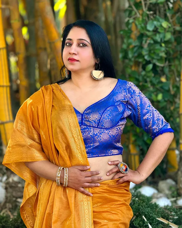 Katan_Banarasi_Silk_Saree_Yellow_Handcrafted