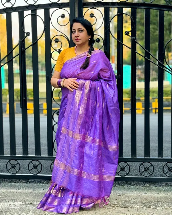 Katan_Banarasi_Silk_Saree_Lavender_Handcrafted