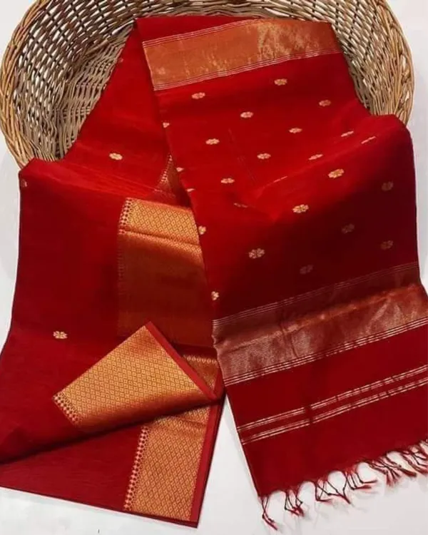 Misty_Maheshwari_Silk_Pure_Handloom_Saree_Red