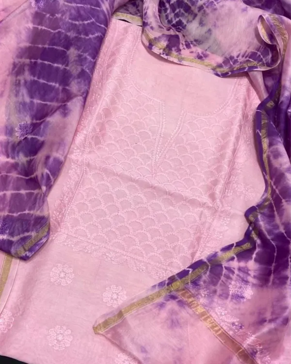 Chikankari_Pure_Chanderi_Silk_Poised_Pink_Kurta_&_Dupatta