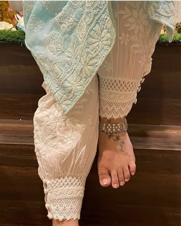 Cotton_Afghani_White_Chikankari_Pant_Free_Size