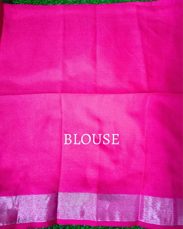 Delicate_Slub_Linen_Saree_Yellow_Hand_Dyed