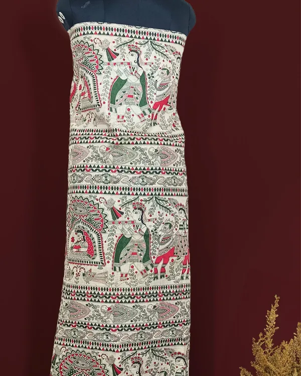 Misty_Madhubani_Wax_Batik_Hand_Dyed_Khadi_Silk_Beige_Suit