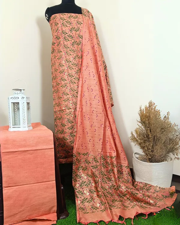 Printed_Khadi_Silk_Peach_Suit