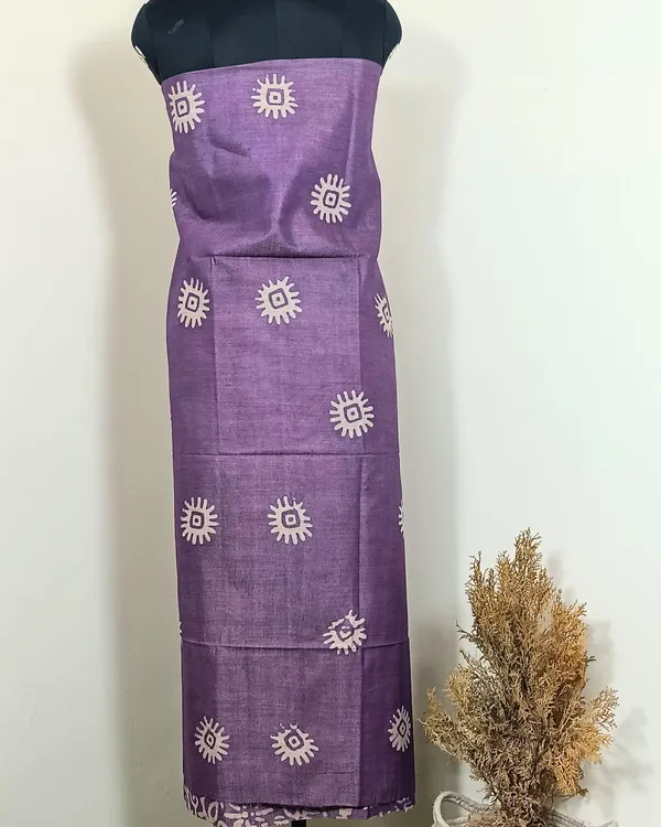 Wax_Batik_Hand_Dyed_Khadi_Silk_Lavender_Suit