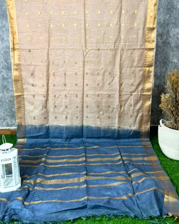 Pure_Kota_Silk_Saree_Beige_Jaquard_Weaving