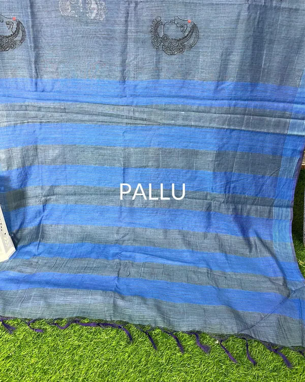 Embroidered_Bansbara_Tussar_Silk_Handloom_Saree_Sky_Blue