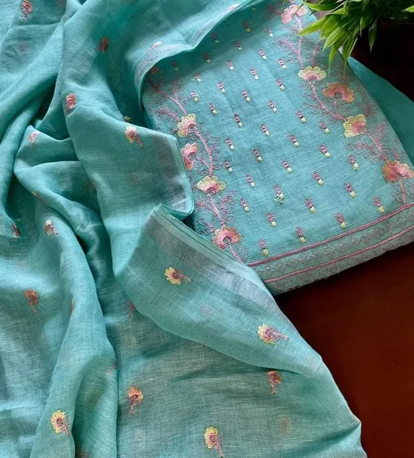 Gulmohar_Pure_Linen_Embroidered_Sky_Blue_Suit_Piece