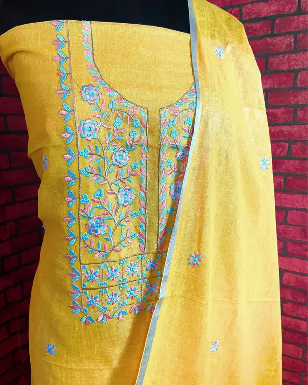 Gulmohar_Pure_Linen_Embroidered_Mustard_Yellow_Suit_Piece