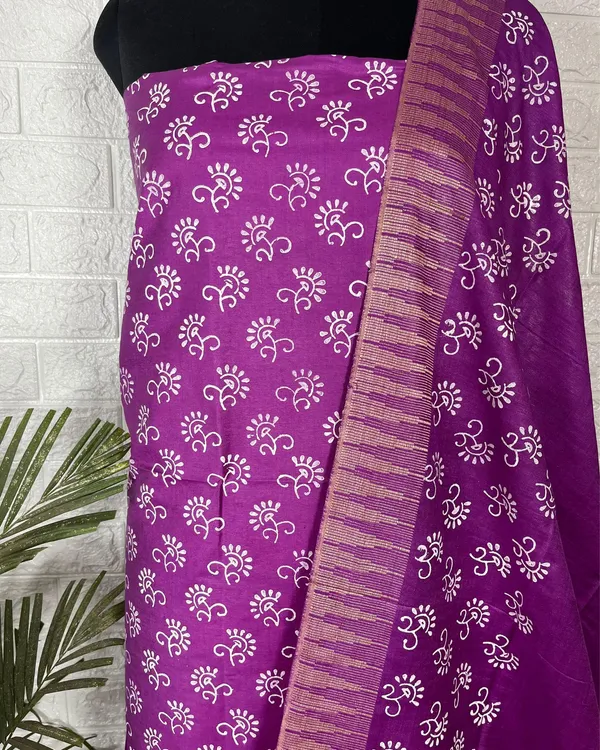 Katan_Silk_Tranquil_Blockprint_Purple_Suit