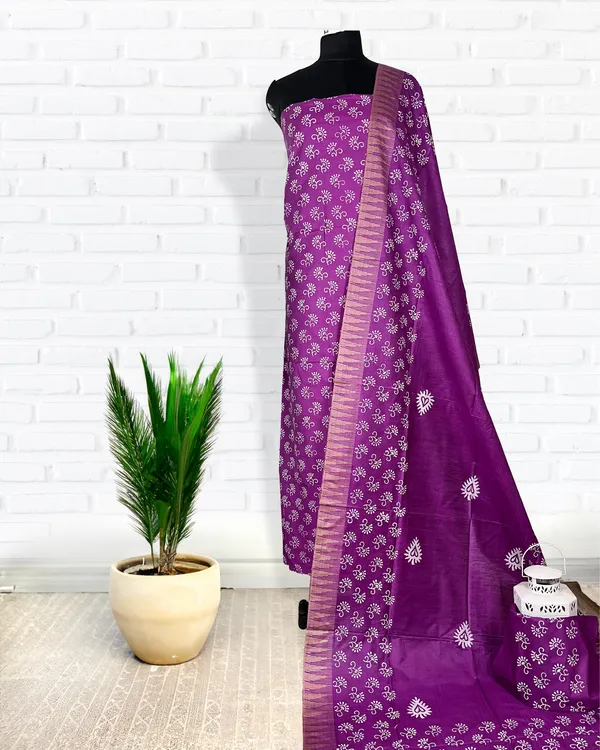 Katan_Silk_Tranquil_Blockprint_Purple_Suit