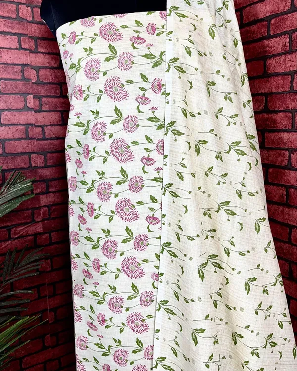 Blossom_Blockprinted_Khadi_Silk_Floral_Beige_Suit