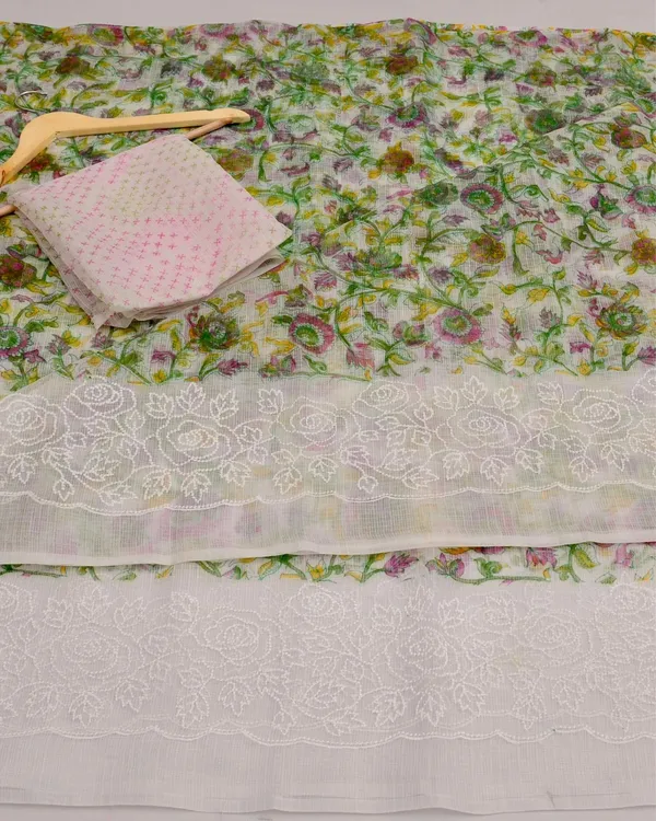 Blockprinted_Kota_Doria_Blissful_White_Emroidered_Saree