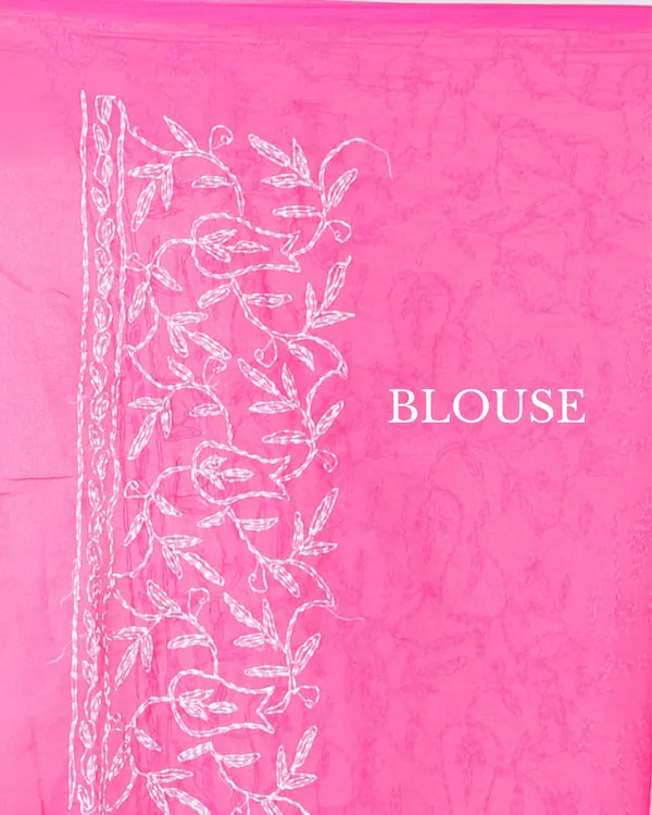 Tepchi_Handwork_Georgette_Saree_Dark_Pink