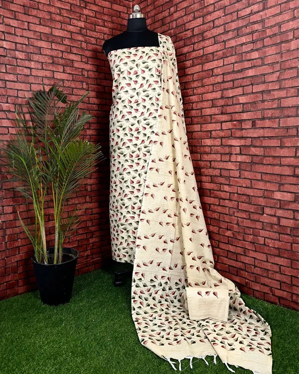 Blossom_Leafy_Blockprinted_Khadi_Silk_Beige_Suit