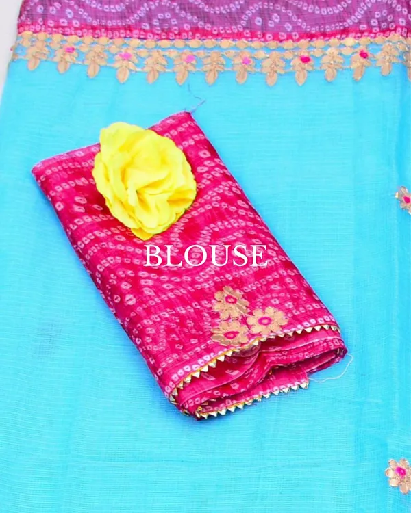 Celestial_Sheen_Kota_Doria_Sky_Blue_Saree