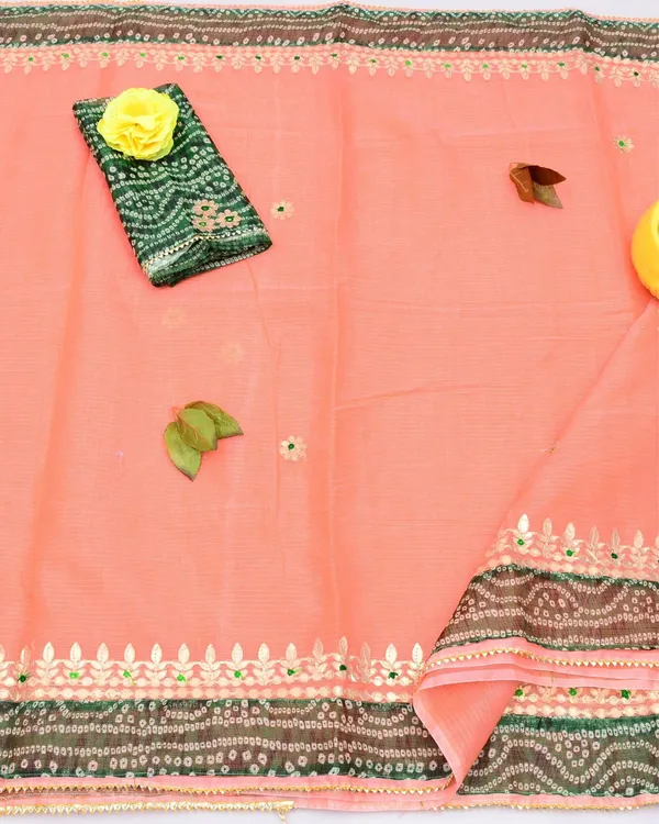 Celestial_Sheen_Kota_Doria_Vivid_Orange_Saree
