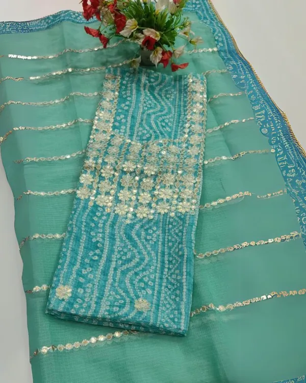 Glimmering_Sea_Green_Kota_Dori_Suit_(Top+Bottom+Dupatta)