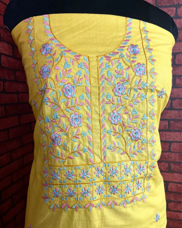 Gulmohar_Slub_Linen_Vivid_Yellow_Unstitched_Suit
