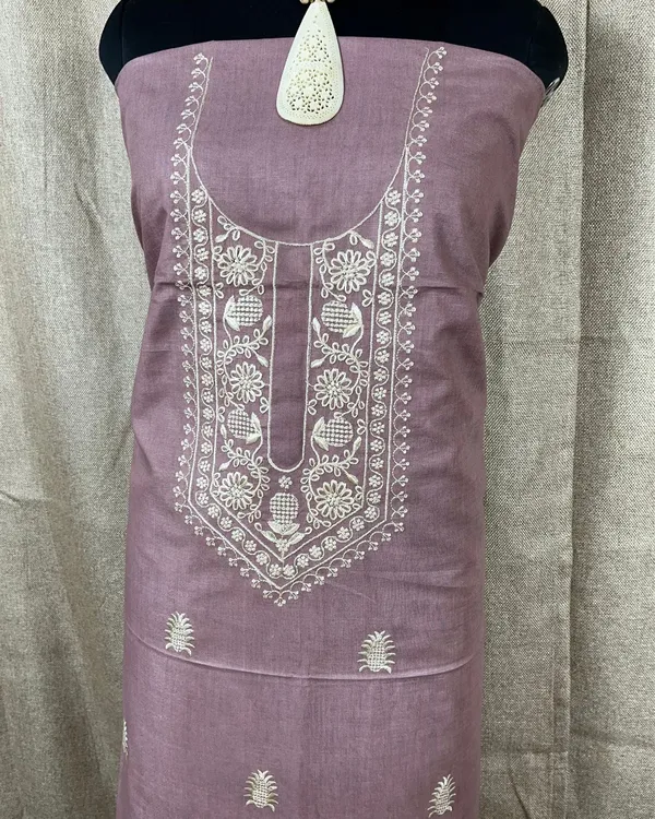 Gulmohar_Slub_Linen_Mauve_Unstitched_Suit