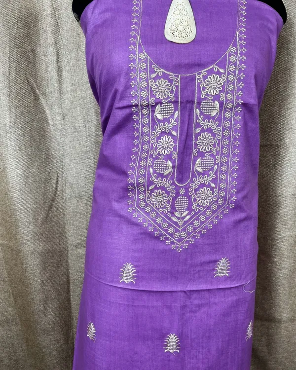 Gulmohar_Slub_Linen_Lavender_Unstitched_Suit