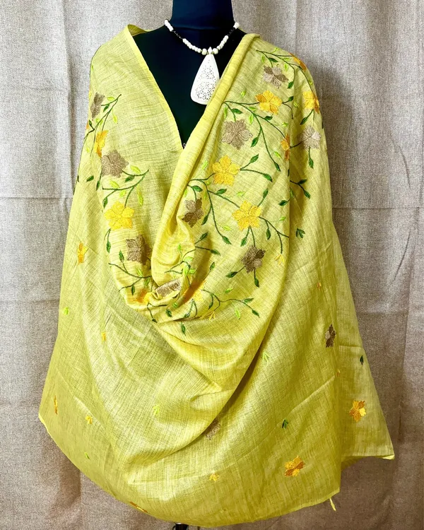 Gulmohar_Khadi_Cotton_Embroidered_Mustard_Yellow_Suit