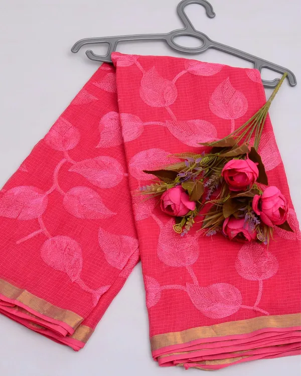 Pankhudi_Kota_Doria_Sweet_Pink_Saree_Embroidered