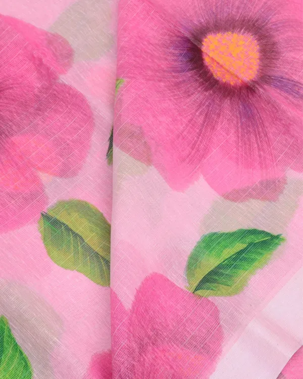 Chitralekha_Hand_Painted_Kota_Linen_Charm_Pink_Saree